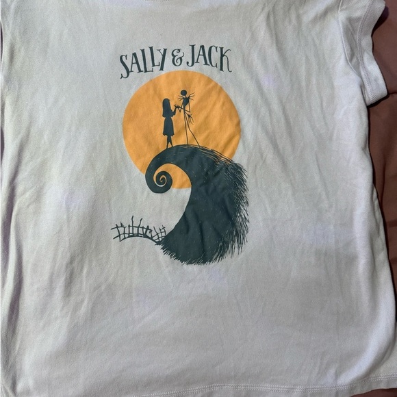 Disney Sally & Jack Pajama Set - White and Purple - Picture 7 of 9